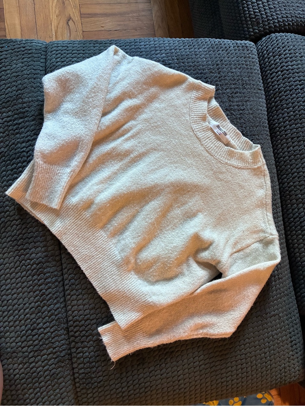 Classic Women's Crewneck Sweater - Shimmery Cream